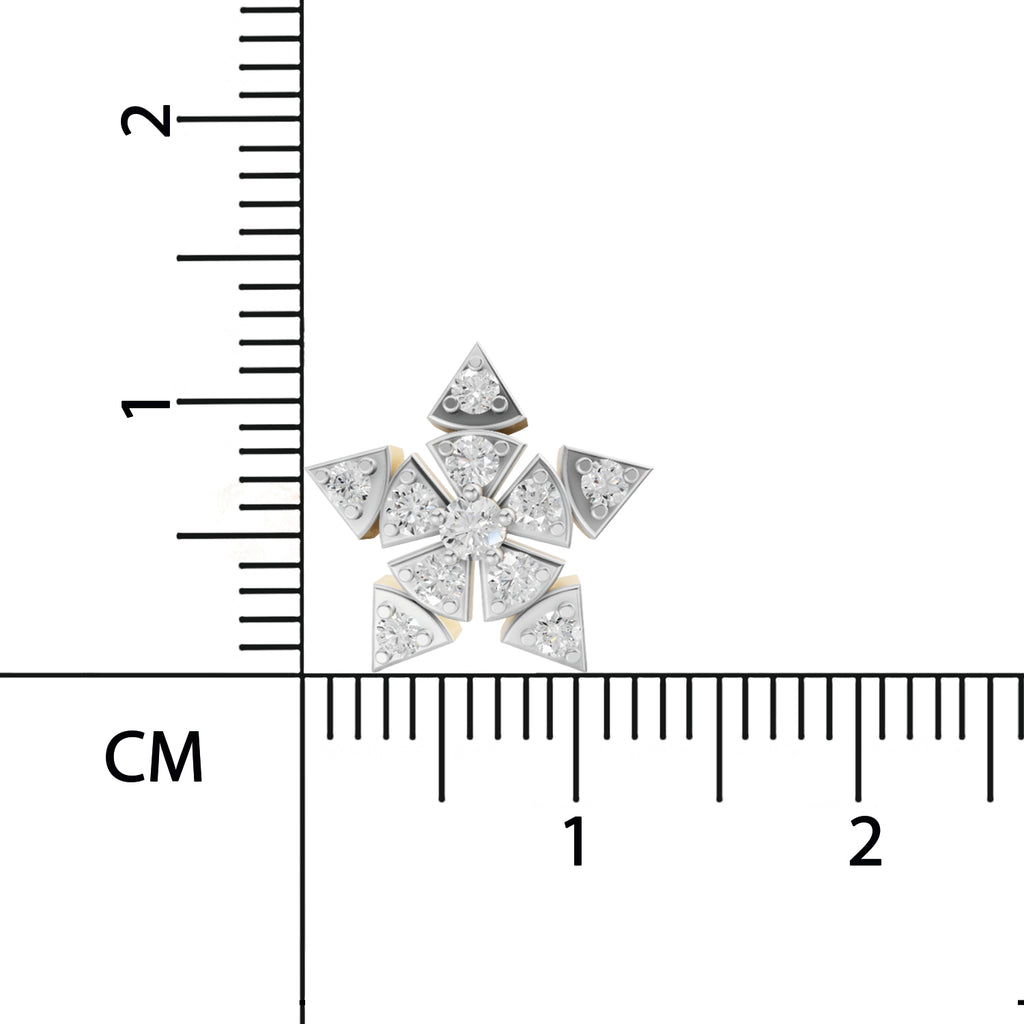 Sparq 0.36ct Evening Diamond Cluster Stud Earrings
