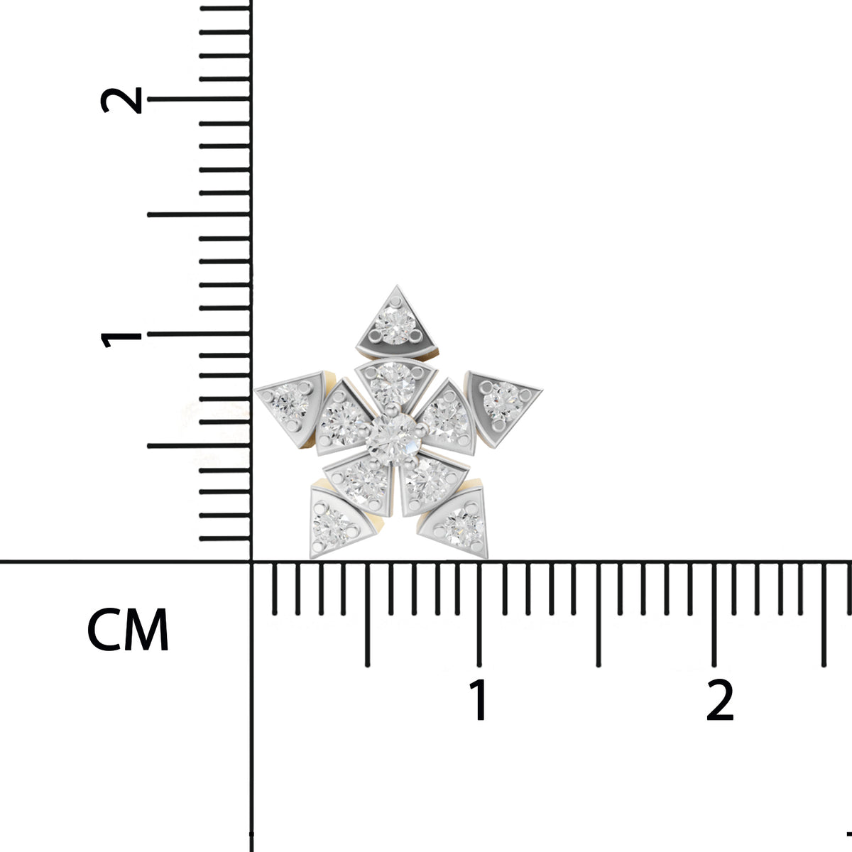 Sparq 0.36ct Evening Diamond Cluster Stud Earrings