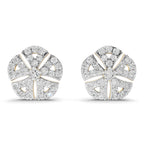 Lab Grown Diamond Earrings 0.9 Carat IGI Certified Round Shape F-G VS | 925 Sterling Silver Gold Plated Fashion Earrings