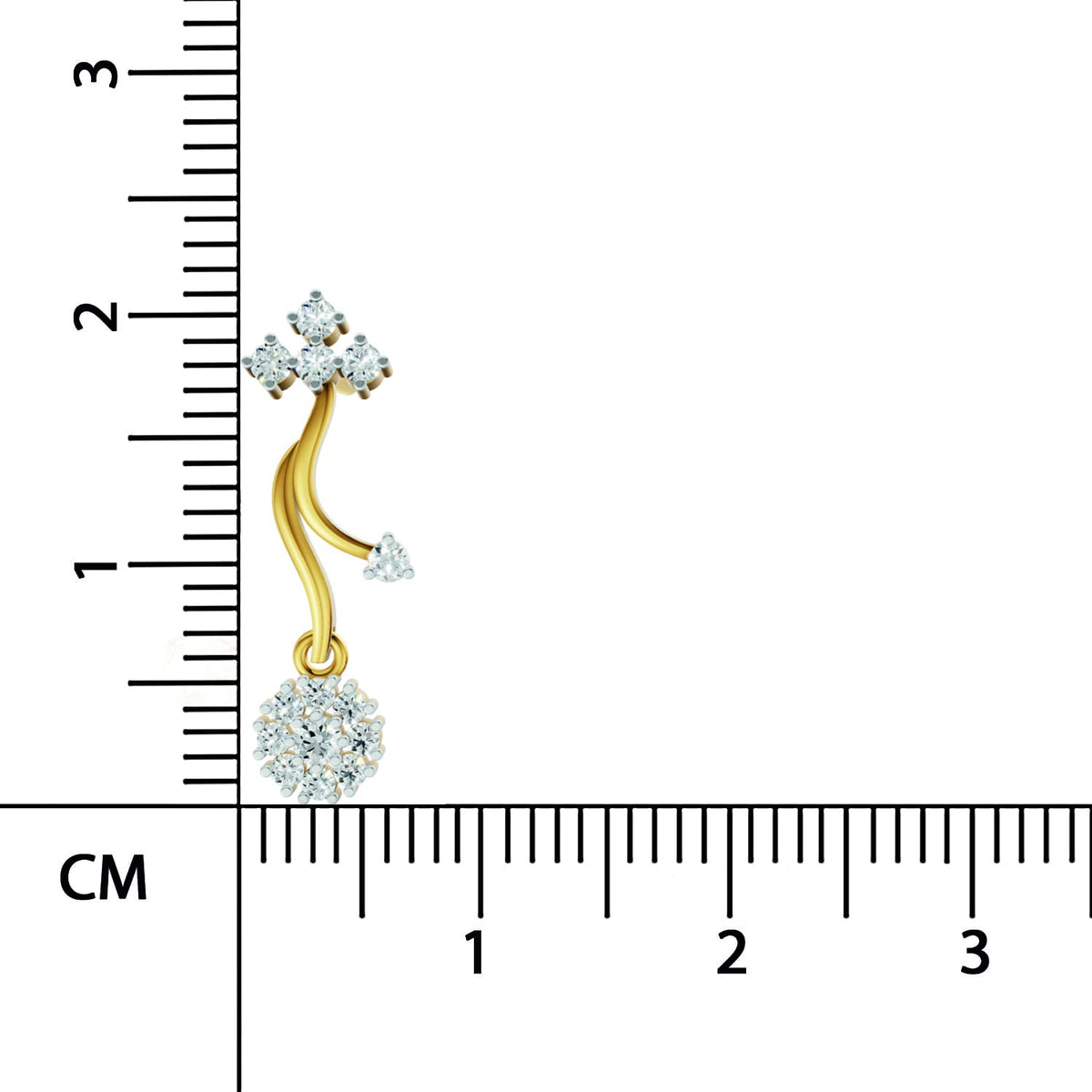 Sparq 0.38ct Evening Geometric Diamond Stud Earrings