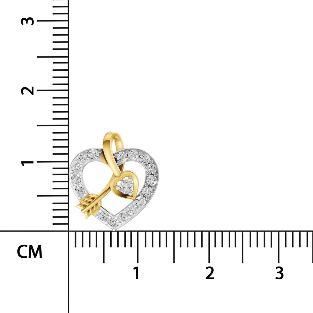 Sparq 0.63ct Evening Diamond Heart Stud Earrings