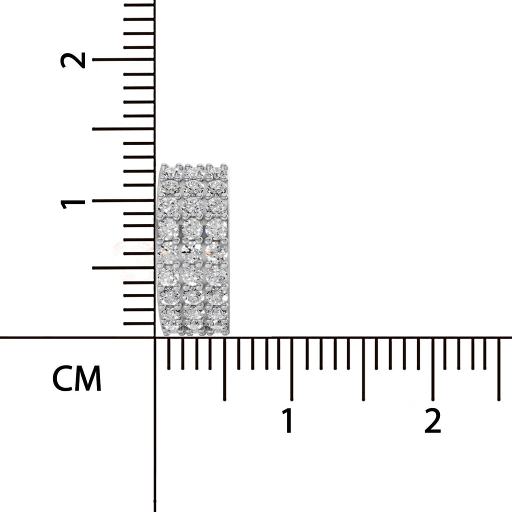 Sparq 0.72ct Statement Diamond Huggie Huggie Earrings
