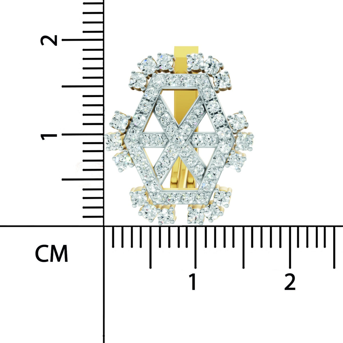 Sparq 0.72ct Statement Diamond Cluster Stud Earrings