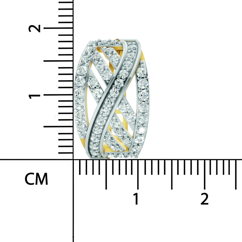 Sparq 0.62ct Iconic Diamond Huggie Hoop Hoop Earrings