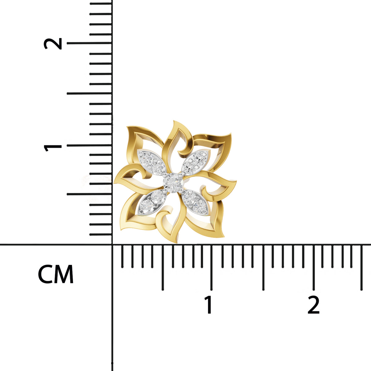 Sparq 0.20ct Evening Diamond Cluster Stud Earrings