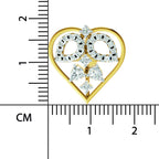 Sparq 0.69ct Evening Diamond Heart Stud Earrings