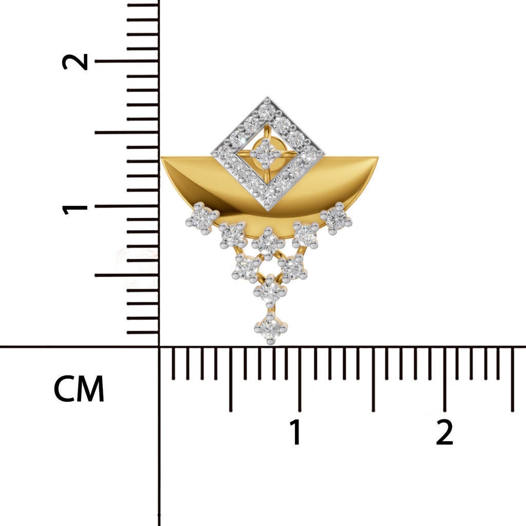 Sparq 1.4ct Grand Diamond Moon Threader Earrings