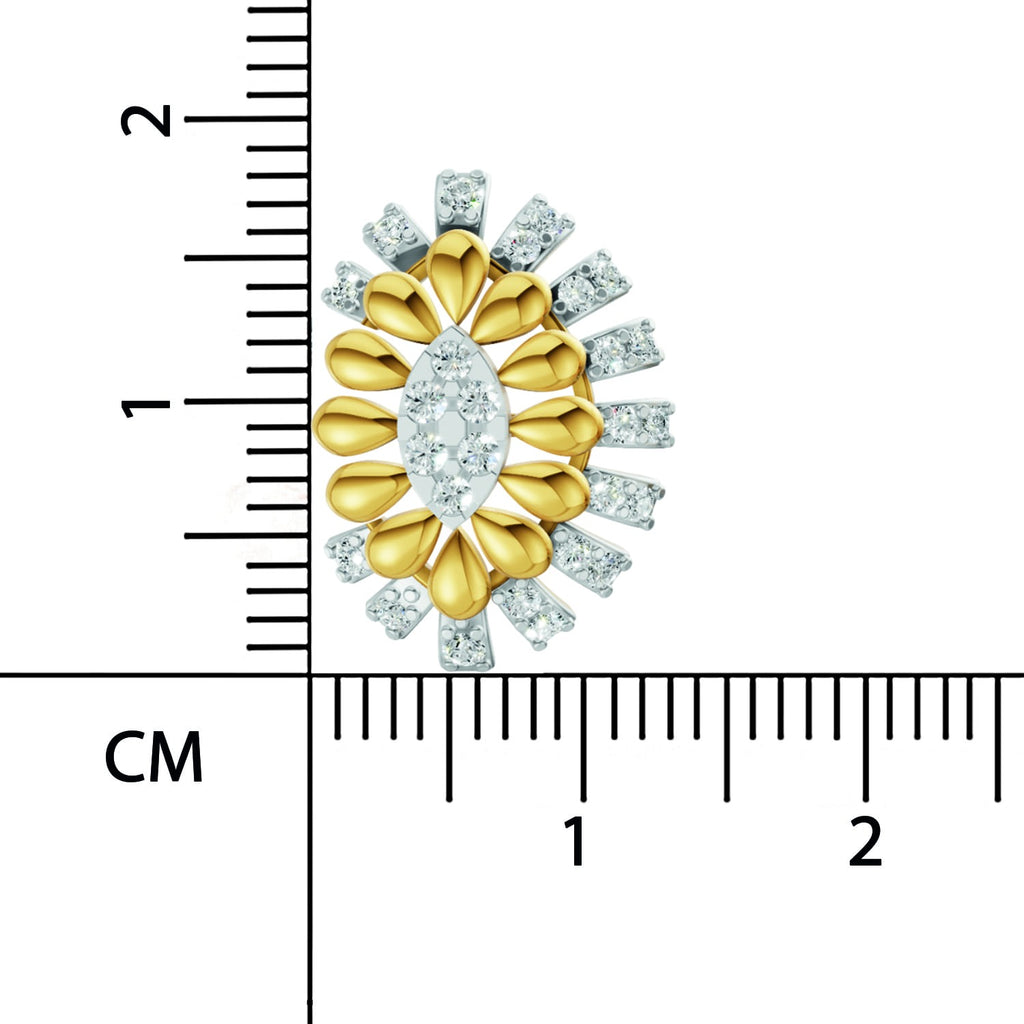 Sparq 0.44ct Statement Diamond Cluster Swirl Stud Earrings