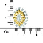 Sparq 0.44ct Statement Diamond Cluster Swirl Stud Earrings