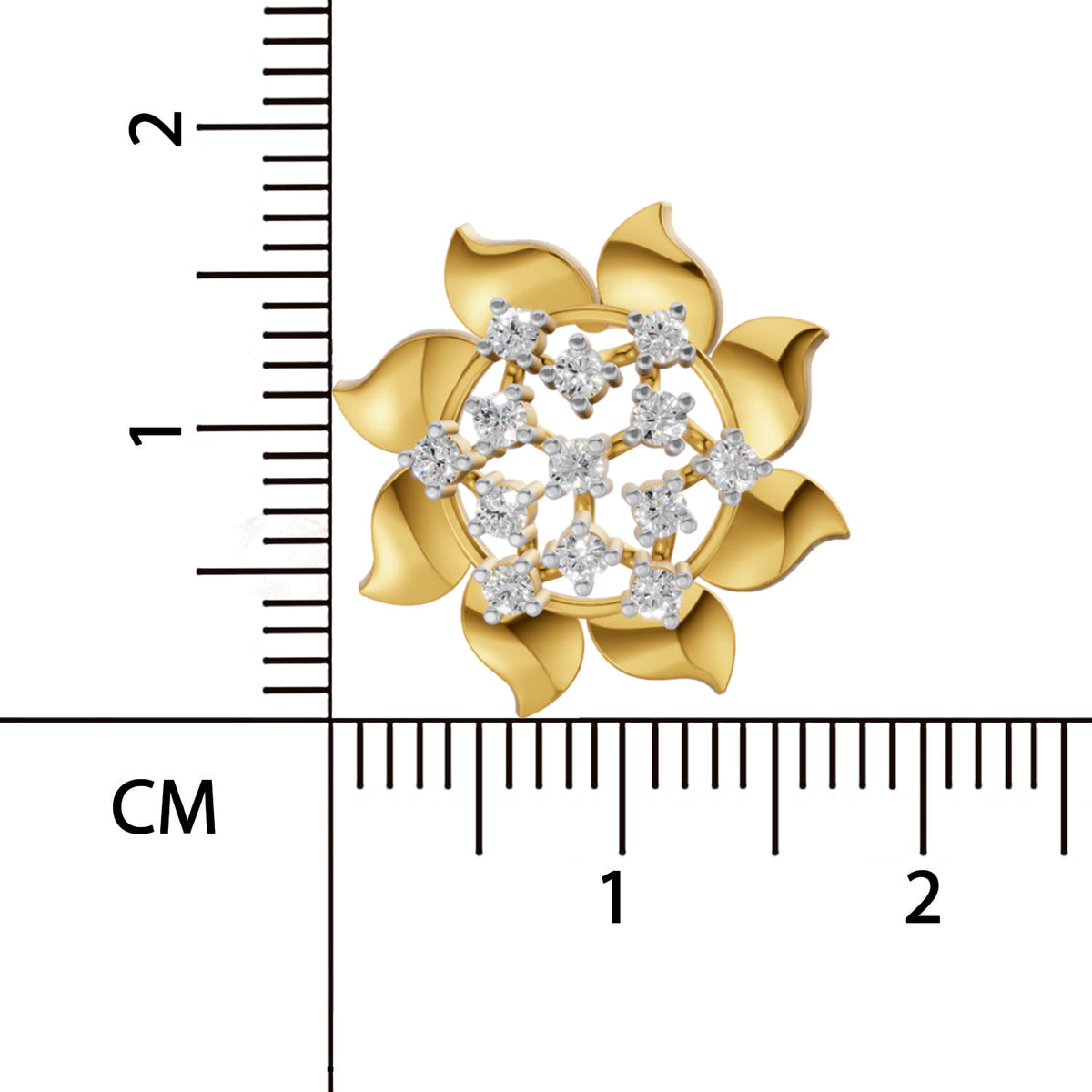 Sparq 0.36ct Bold Diamond Cluster Stud Earrings