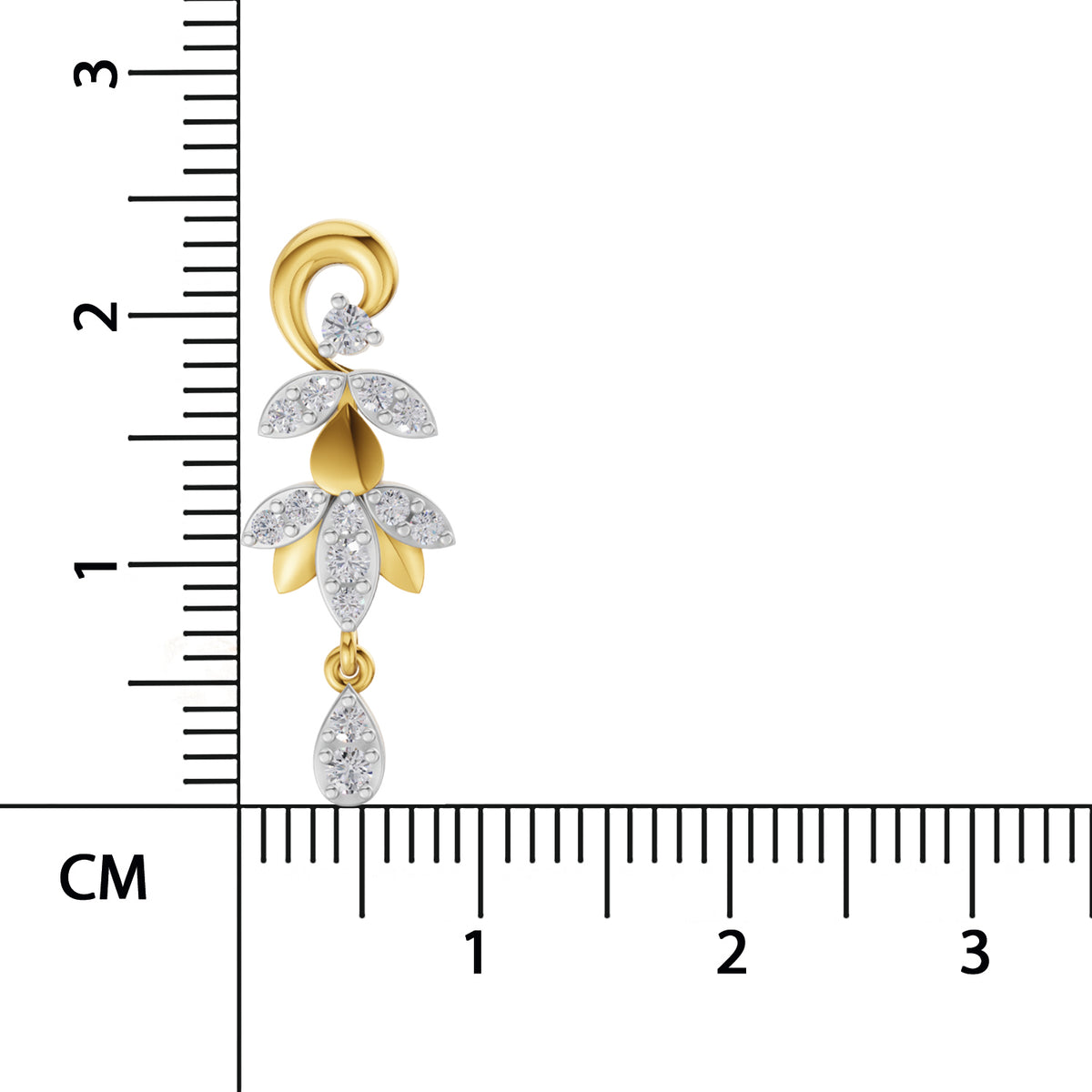Sparq 0.49ct Elevated Diamond Cluster Stud Earrings