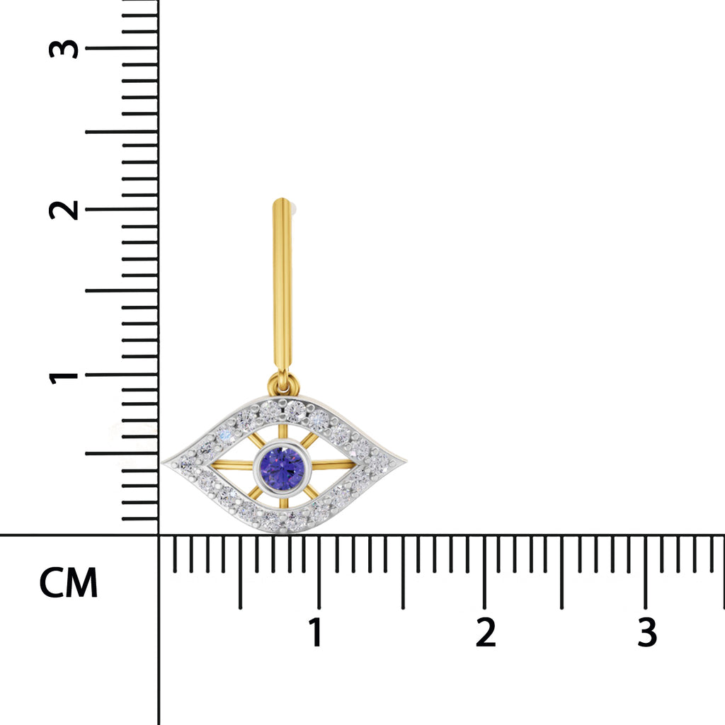 Sparq 0.43ct Elevated Diamond Star Drop Drop Earrings