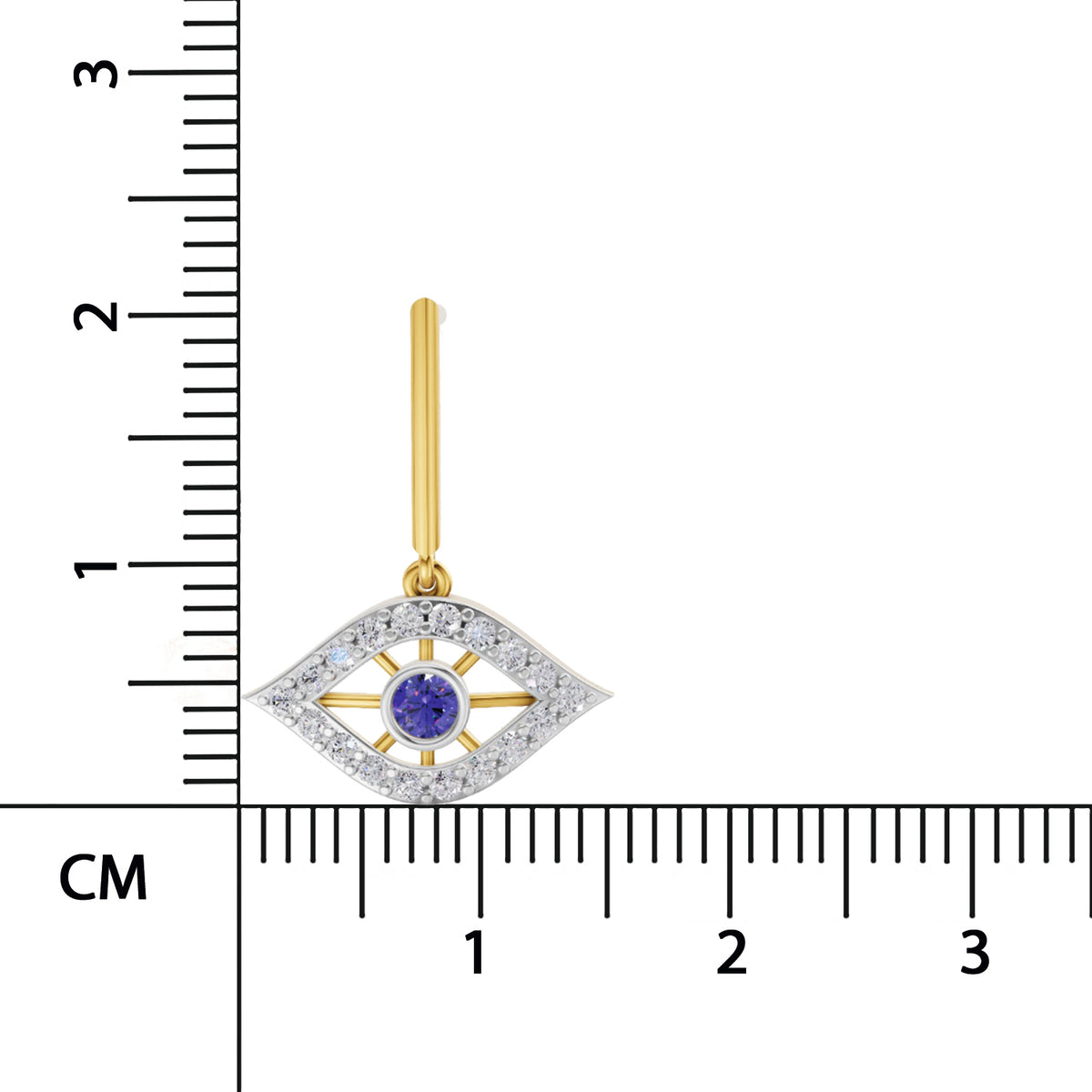 Sparq 0.43ct Elevated Diamond Star Drop Drop Earrings