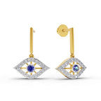 Sparq 0.43ct Elevated Diamond Star Drop Drop Earrings