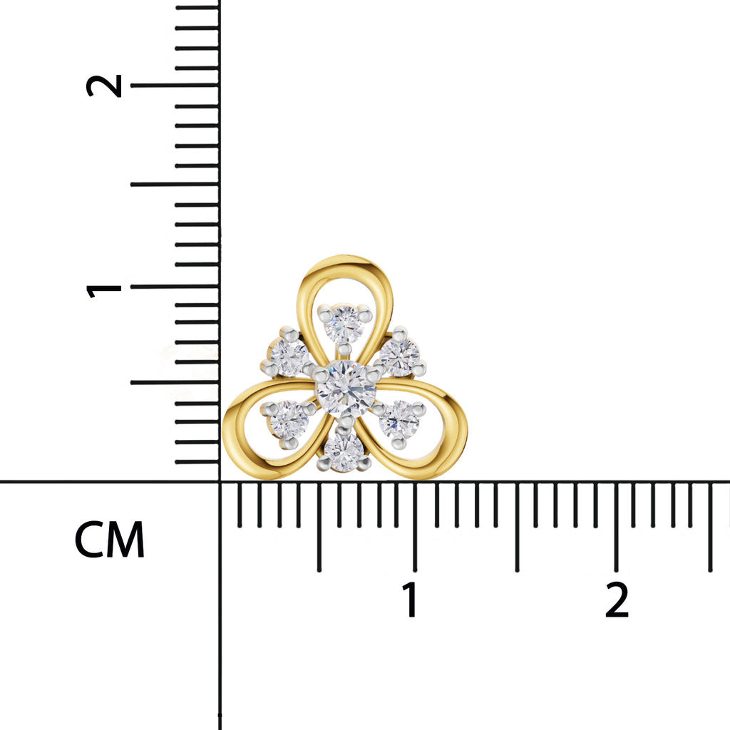 Sparq 0.39ct Evening Diamond Flower Stud Earrings