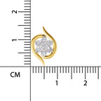Sparq 0.42ct Evening Diamond Cluster Swirl Stud Earrings