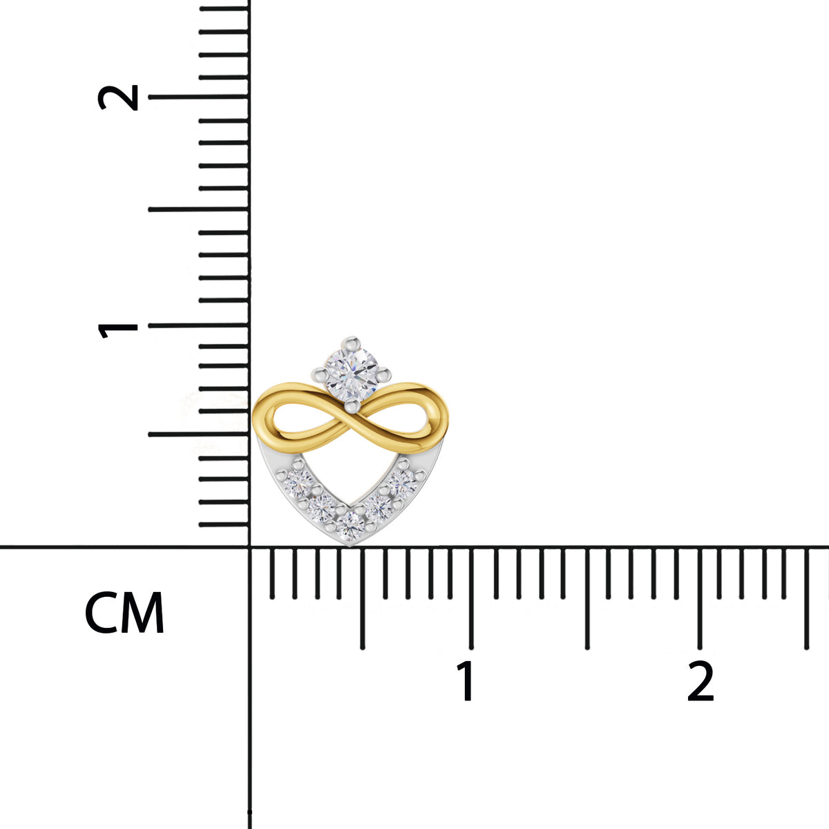 Sparq 0.19ct Evening Diamond Heart Stud Earrings