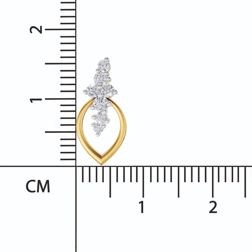 Sparq 0.37ct Evening Diamond Leaf Stud Earrings