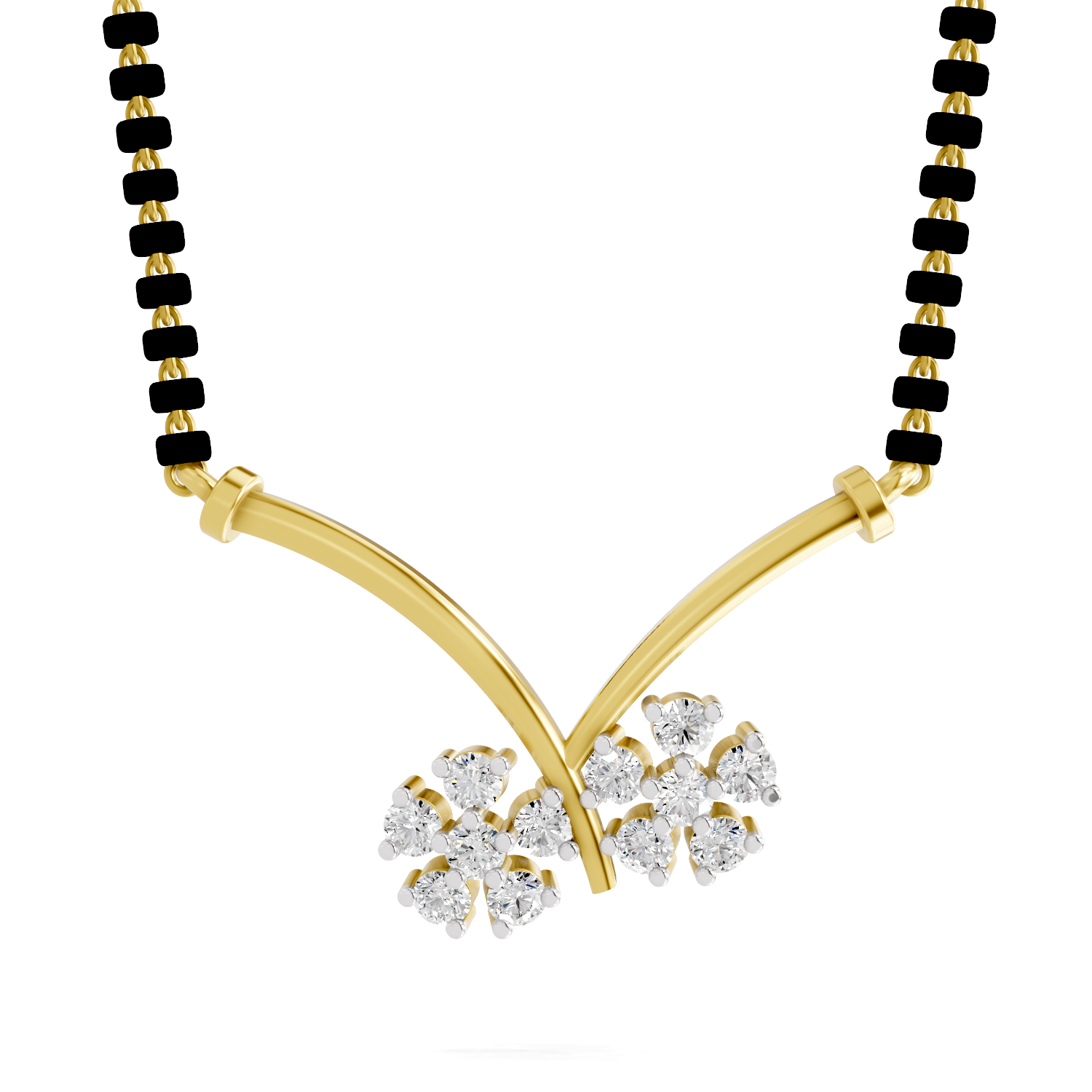 Lab Grown Diamond 0.3CT 925 Sterling Silver Gold Plated Round Shape Tanmaniya