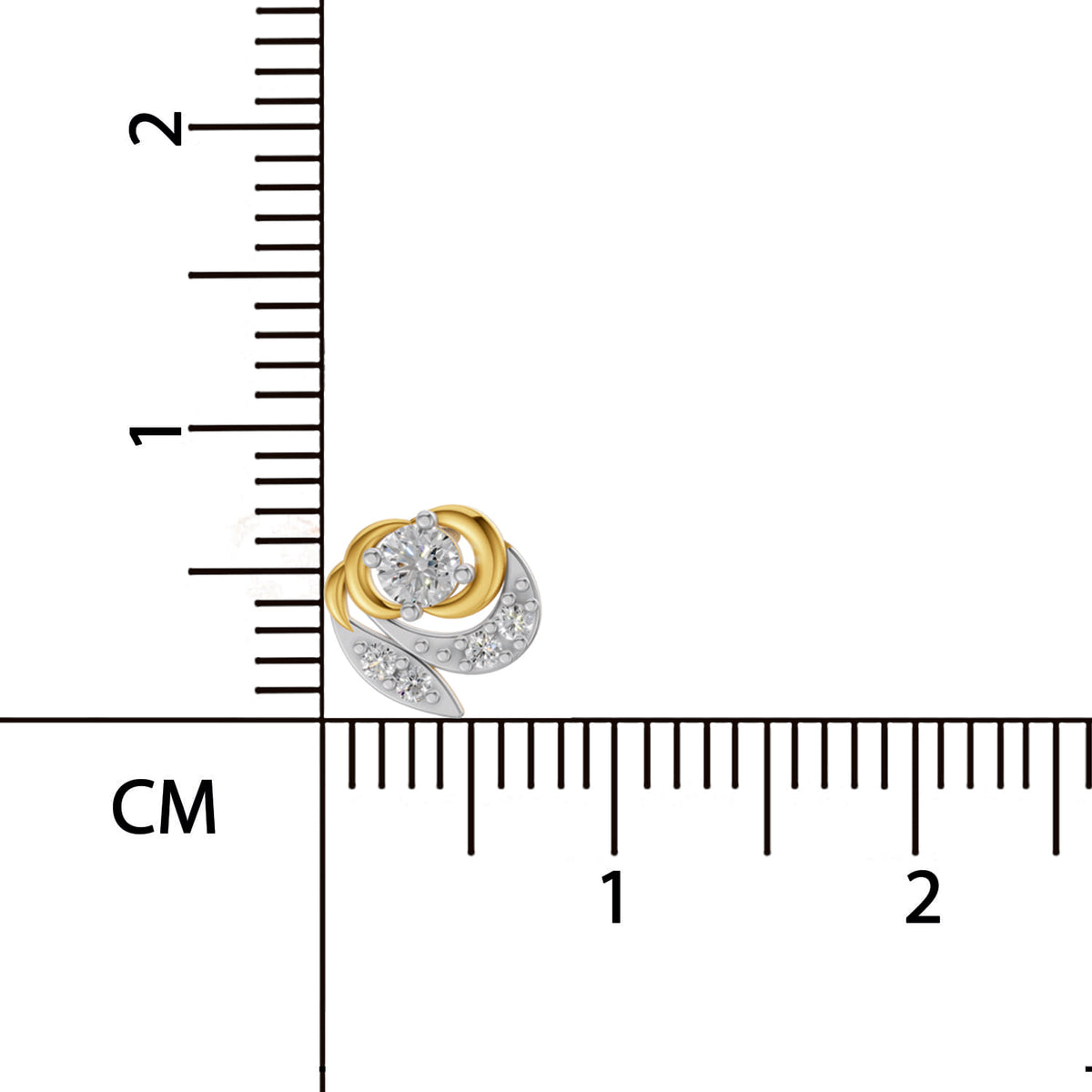 Sparq 0.31ct Evening Diamond Cluster Stud Earrings