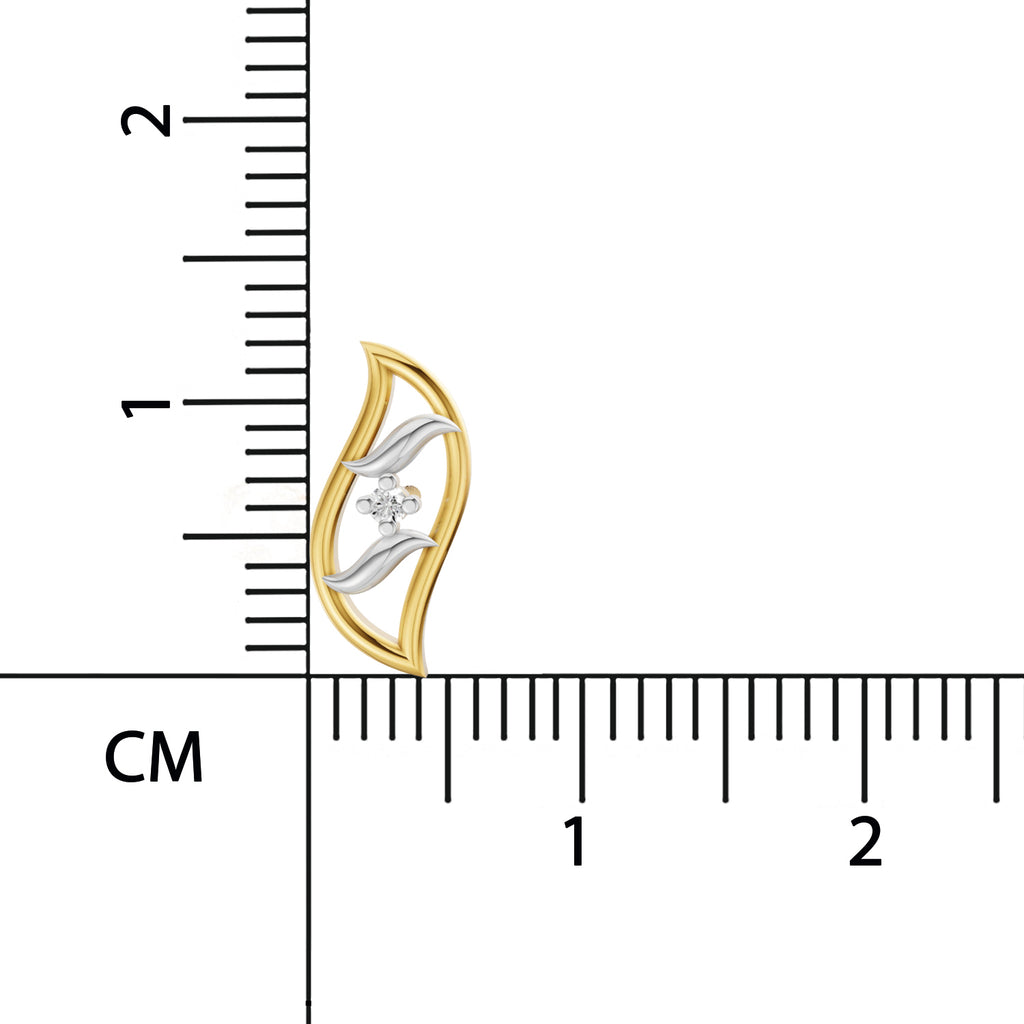 Sparq 0.02ct Everyday Diamond Leaf Stud Earrings