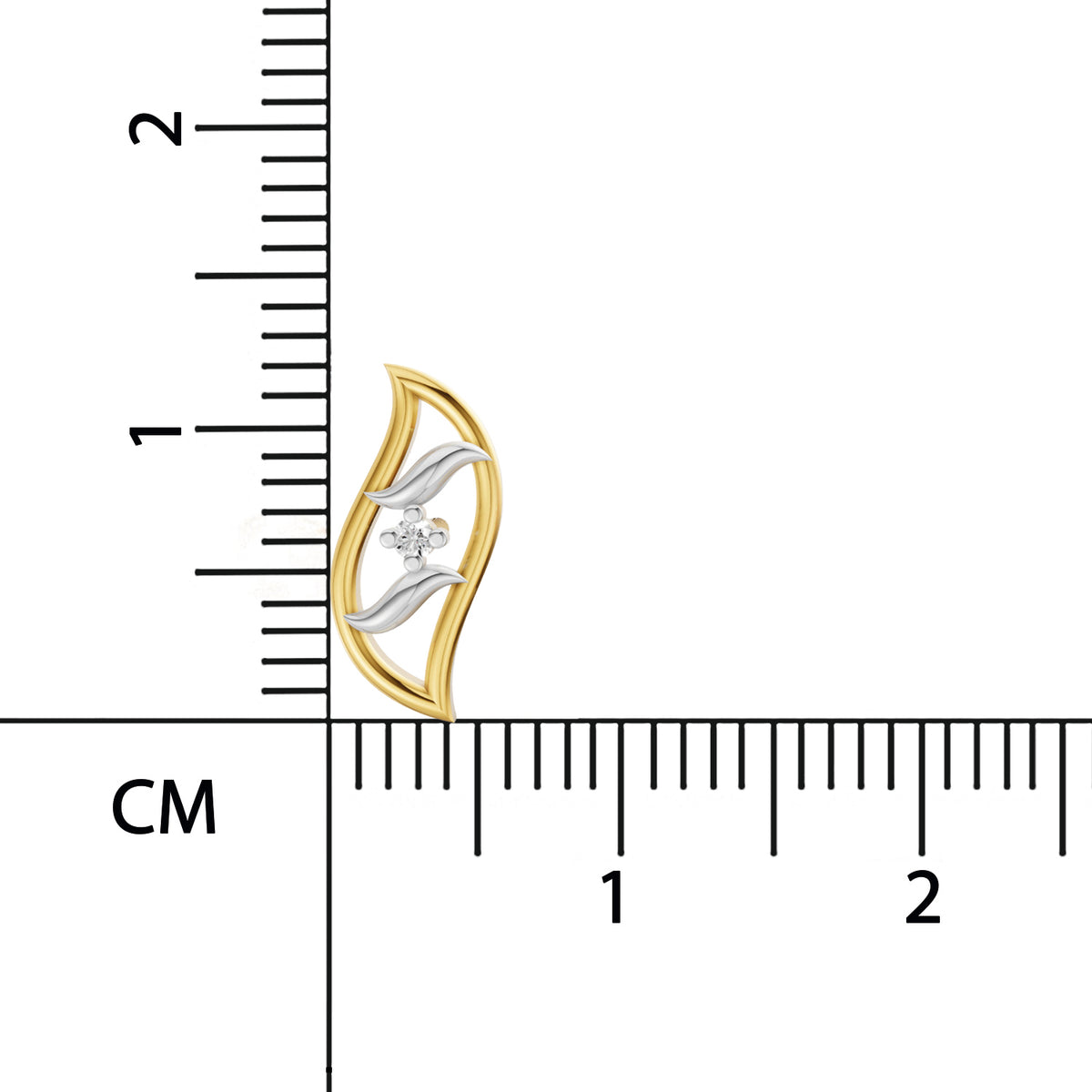 Sparq 0.02ct Everyday Diamond Leaf Stud Earrings