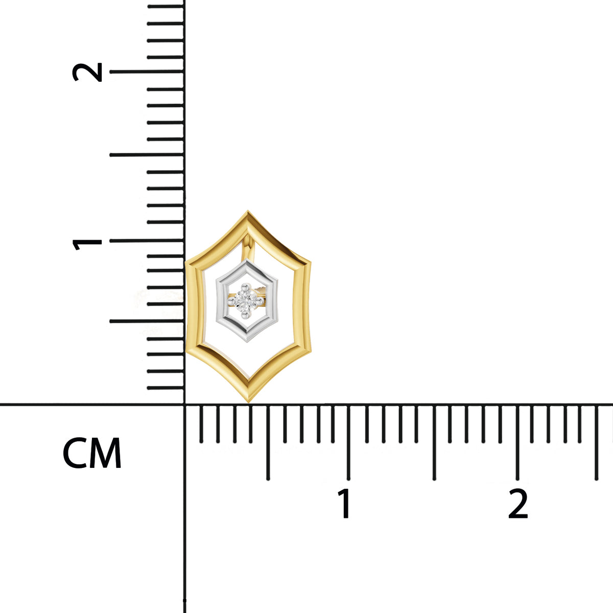 Sparq 0.02ct Everyday Geometric Diamond Stud Earrings