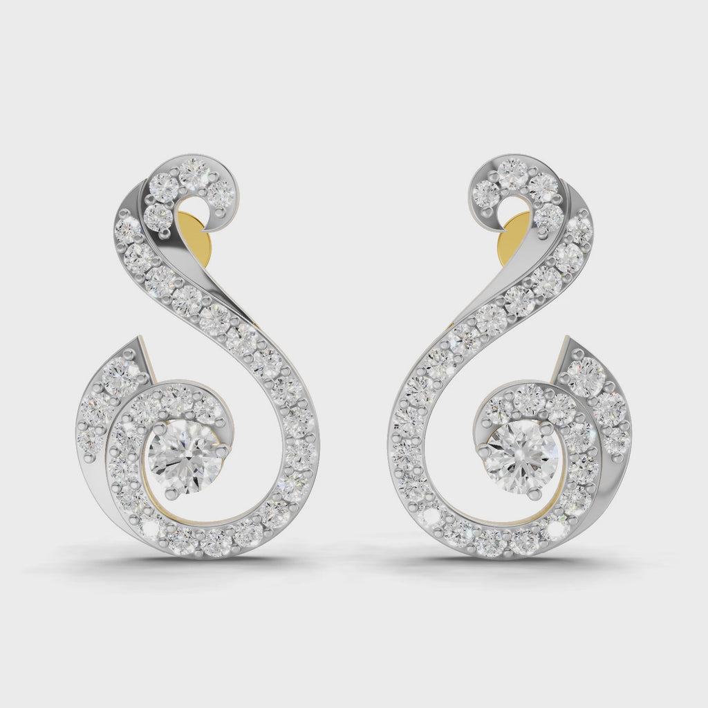 Sparq 1.13ct Premium Diamond Cluster Stud Earrings