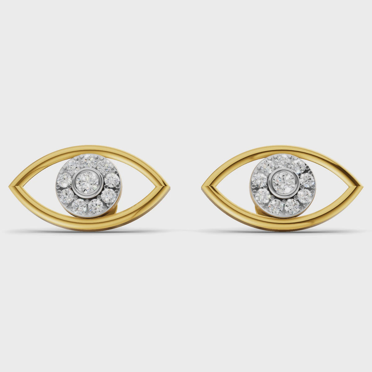 Sparq 0.3ct Evening Diamond Cluster Stud Earrings