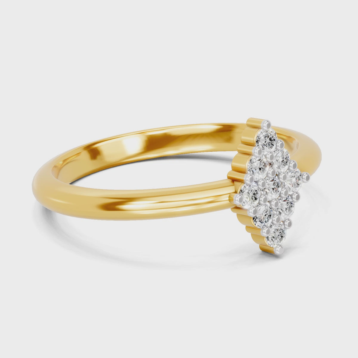 Sparq 0.16ct Evening Diamond Cluster Ring
