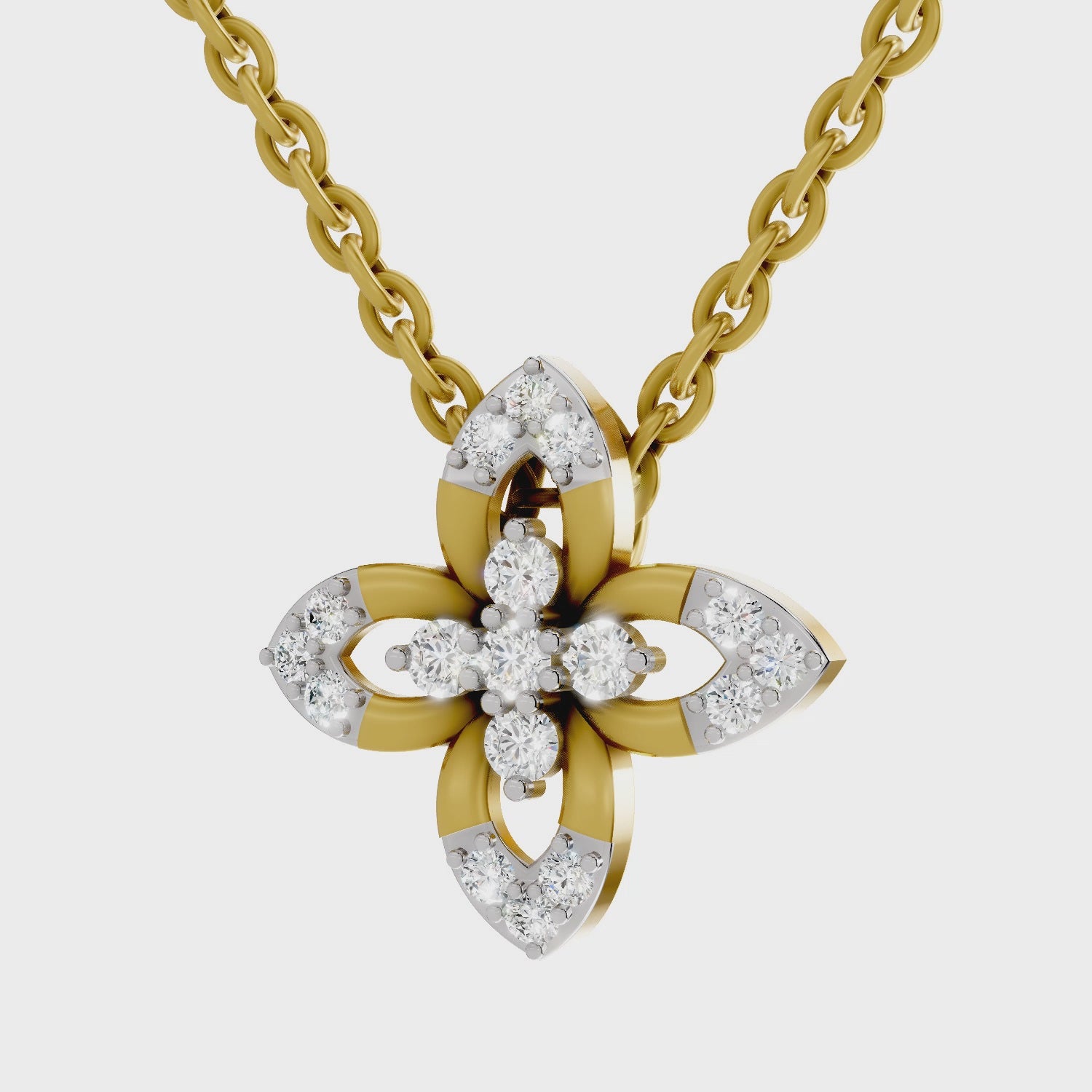 Sparq 0.25ct Evening Diamond Flower Pendant