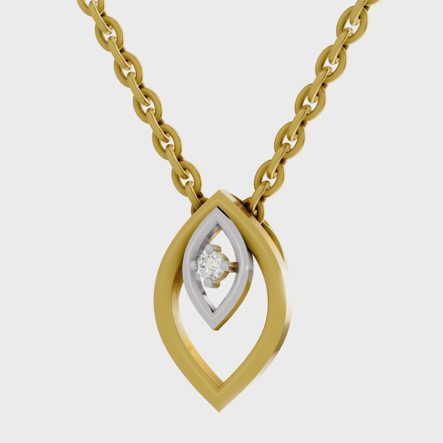 Sparq 0.02ct Solitaire Diamond Pendant