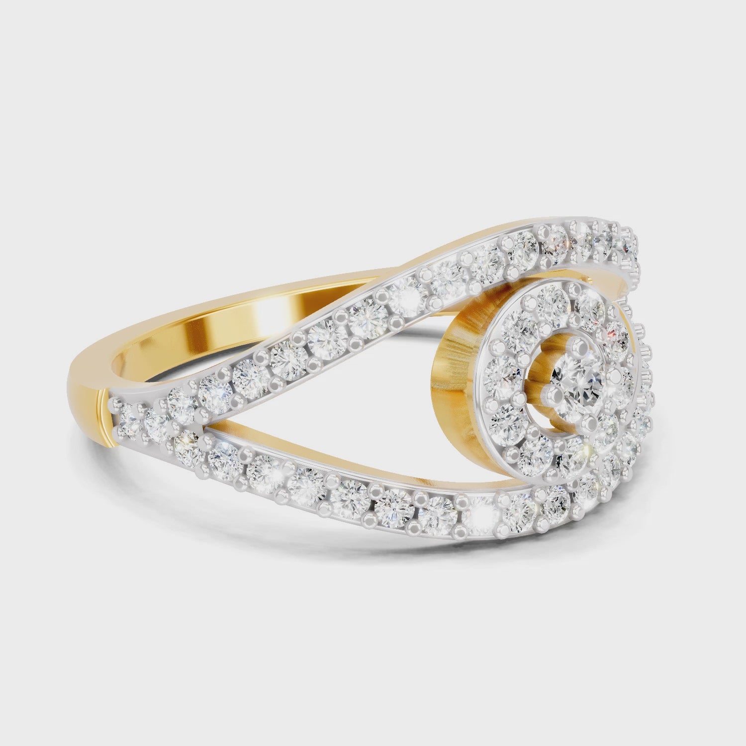 Sparq 0.84ct Iconic Diamond Cluster Ring