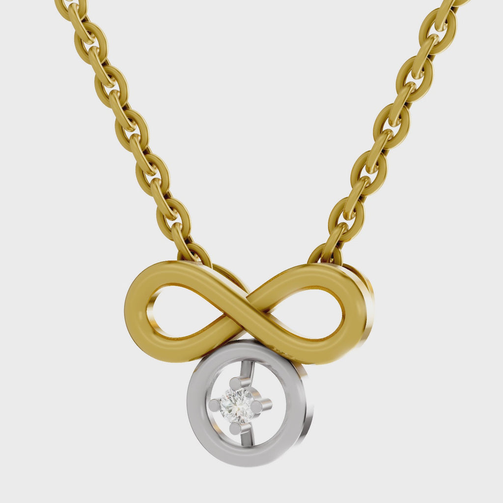 Sparq 0.02ct Minimal Diamond Infinity Pendant