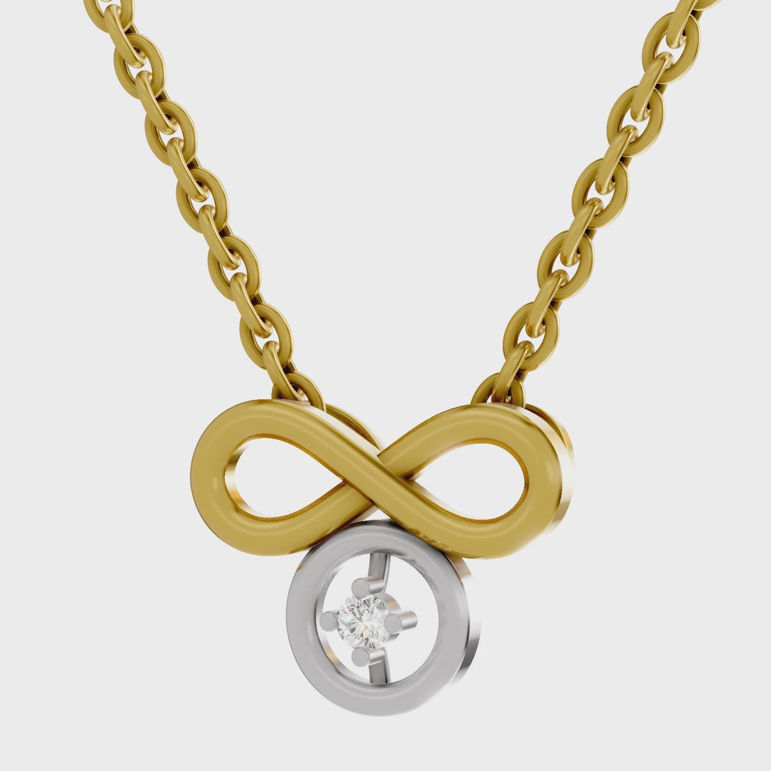 Sparq 0.02ct Minimal Diamond Infinity Pendant