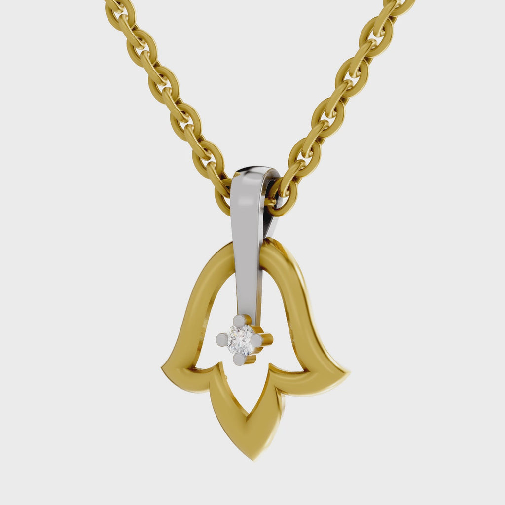 Sparq 0.02ct Everyday Diamond Tulip Pendant
