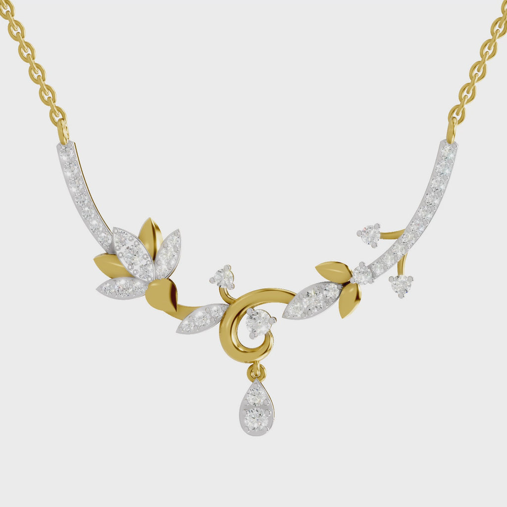Sparq 0.85ct Iconic Diamond Cluster Necklace