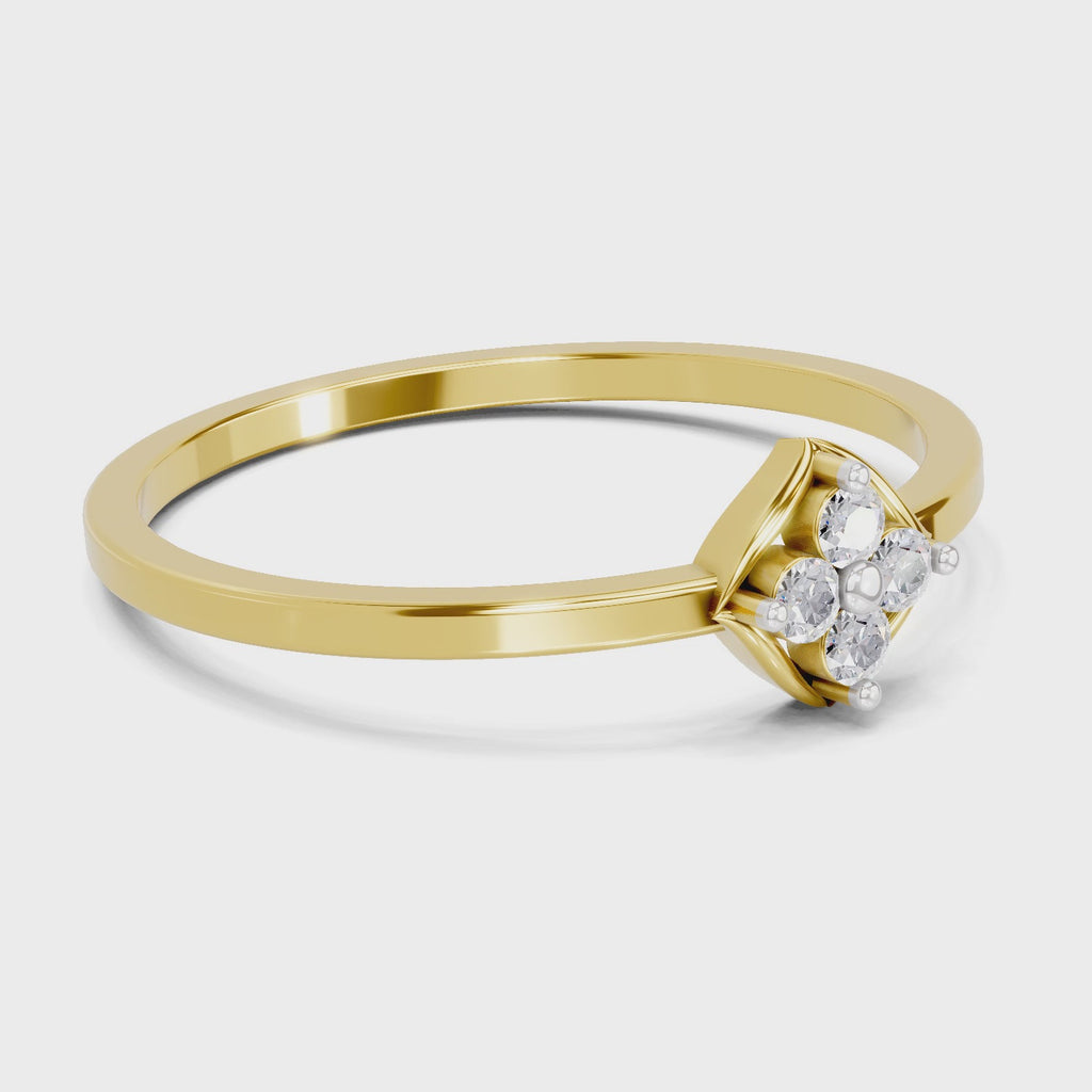 Sparq 0.07ct Everyday Geometric Diamond Ring