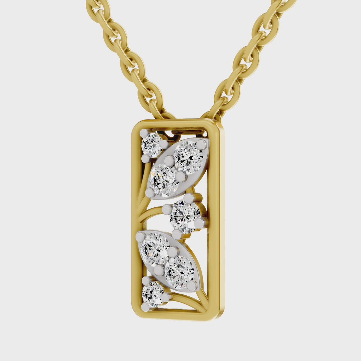 Sparq 0.26ct Evening Diamond Cluster Pendant