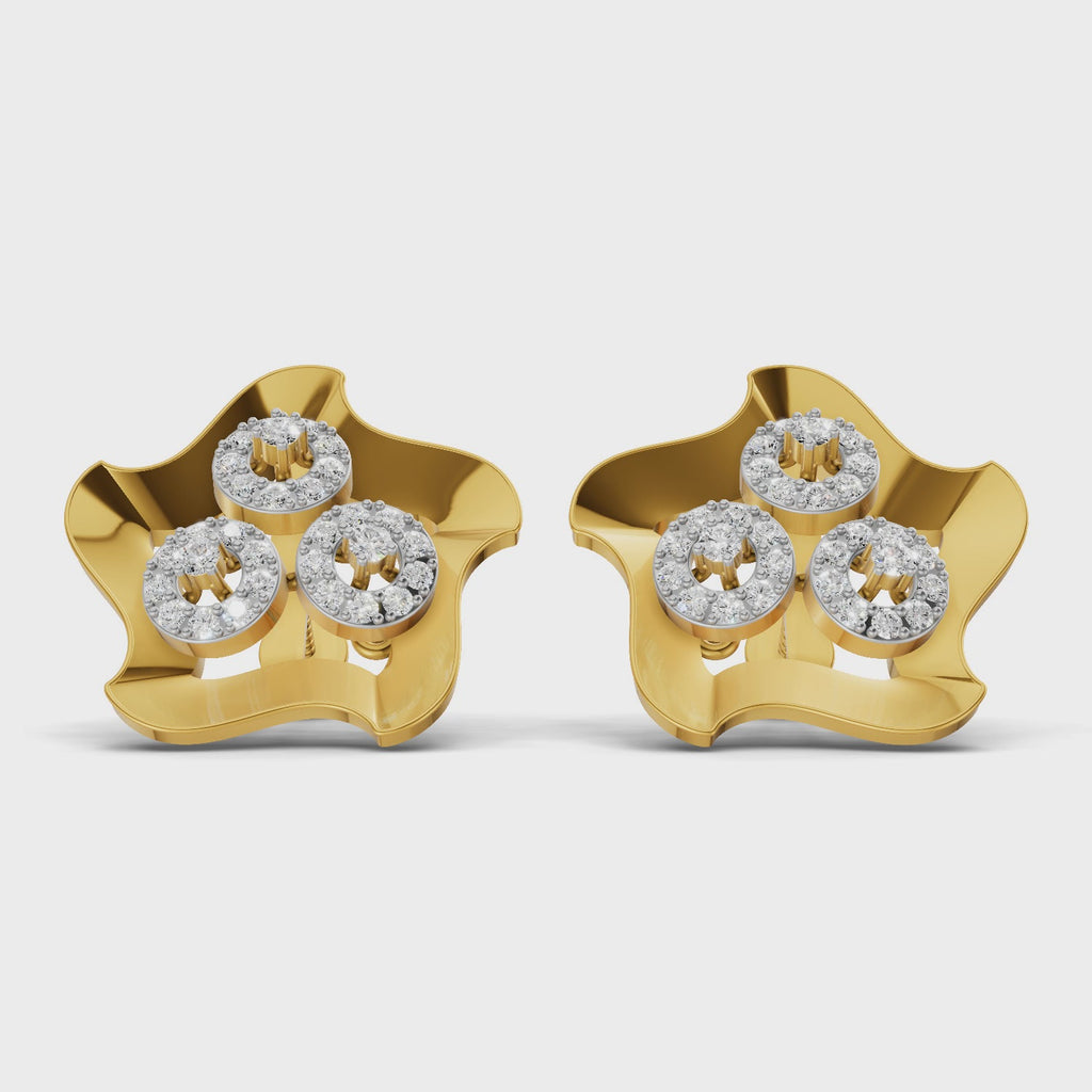 Sparq 0.61ct Grand Celestial Diamond Star Threader Earrings