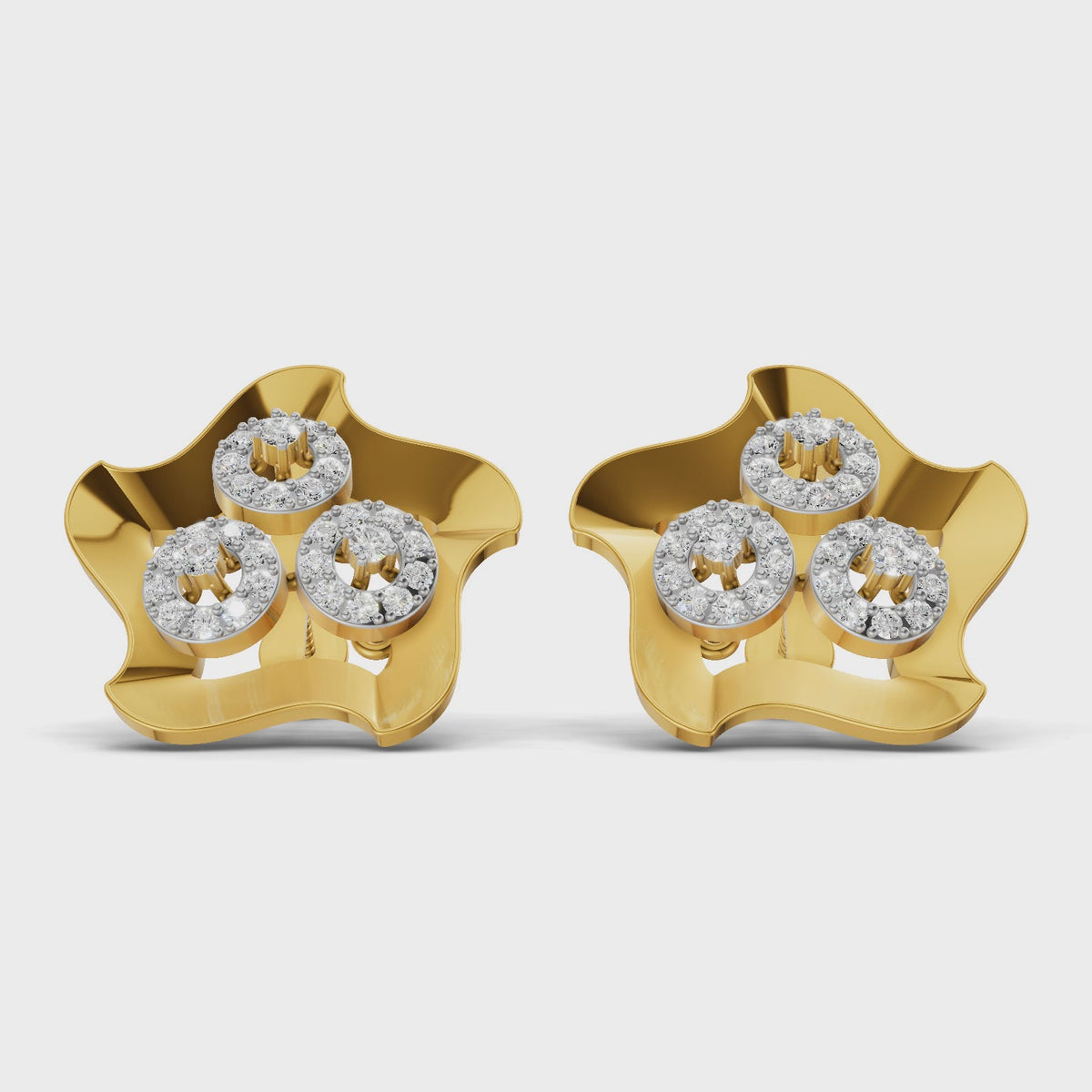 Sparq 0.61ct Grand Celestial Diamond Star Threader Earrings