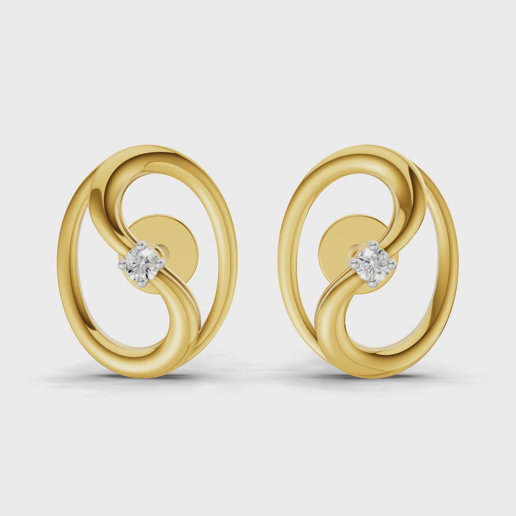 Sparq 0.02ct Everyday Diamond Cluster Stud Earrings