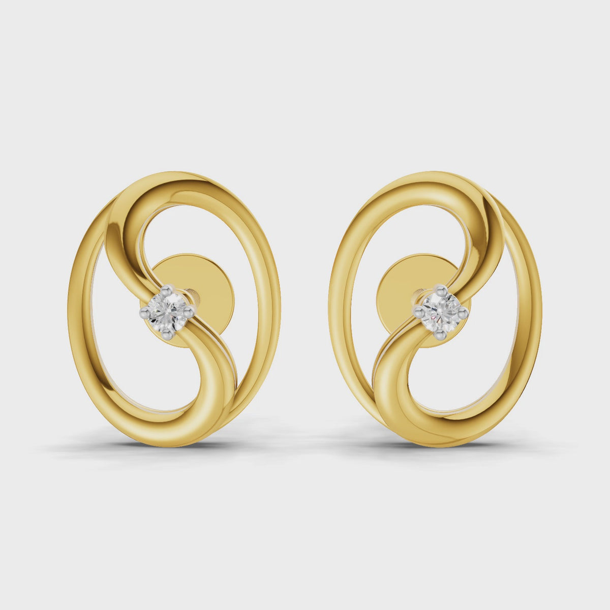 Sparq 0.02ct Everyday Diamond Cluster Stud Earrings