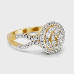Sparq 0.61ct Grand Diamond Cluster Ring
