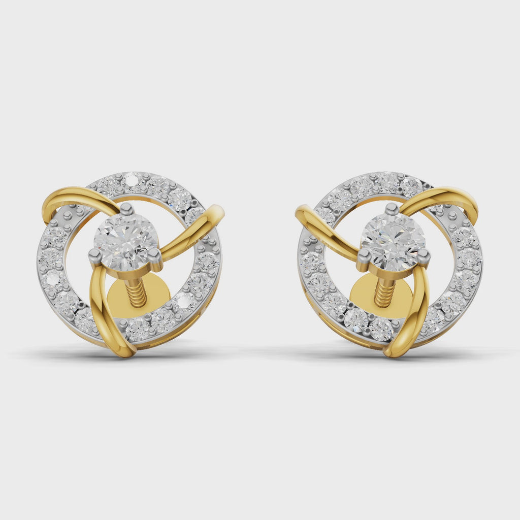 Sparq 0.57ct Iconic Diamond Cluster Stud Earrings