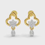 Sparq 0.21ct Evening Diamond Cluster Stud Earrings