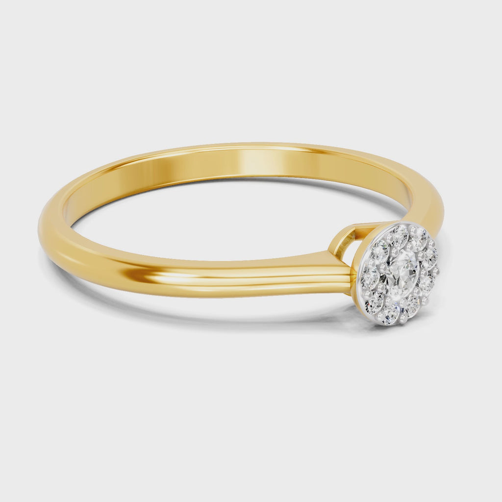 Sparq 0.13ct Minimal Diamond Halo Ring