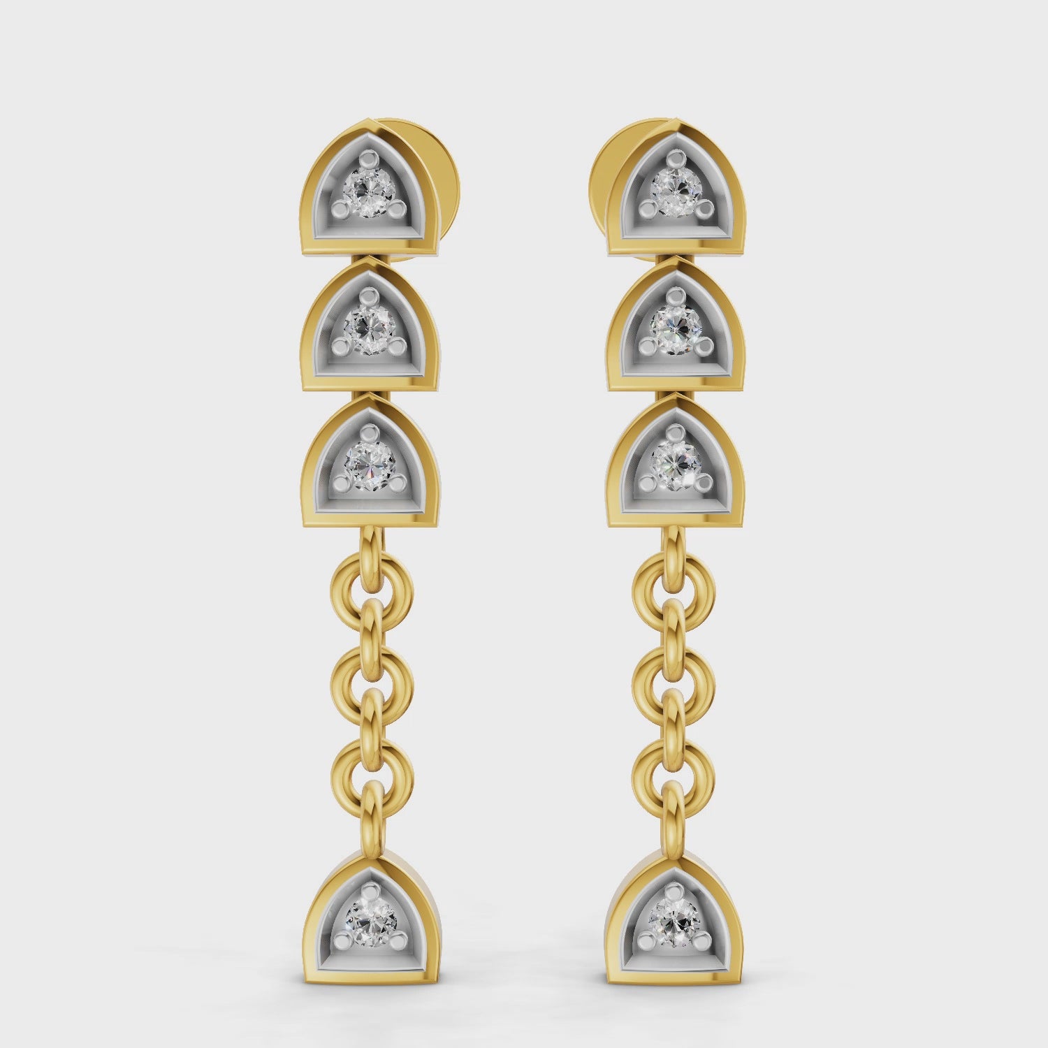 Sparq 0.08ct Minimal Diamond Cluster Stud Earrings