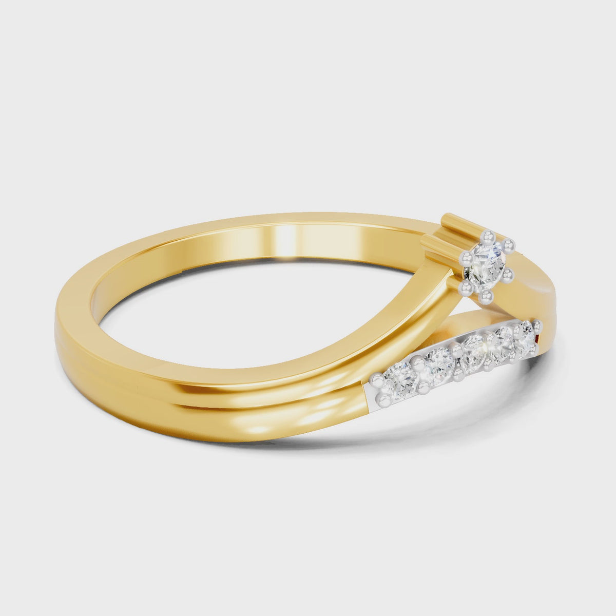 Sparq 0.09ct Minimal Diamond Cluster Ring