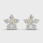 Sparq 0.41ct Evening Diamond Cluster Stud Earrings